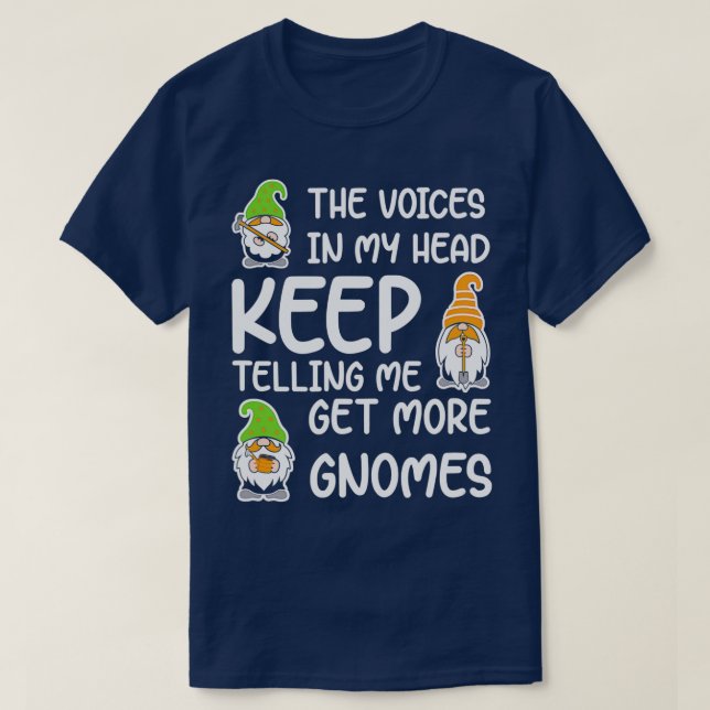 Rösterna i min Behålla säger att jag får mer penga T Shirt (Design framsida)