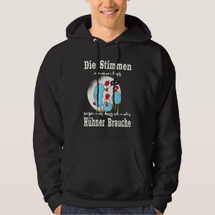 Rösterna i mina höns-kycklingar hoodie