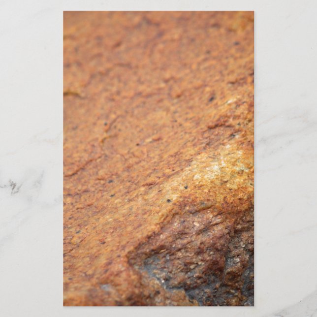 Rostfärgad granitsten brevpapper (Framsida)