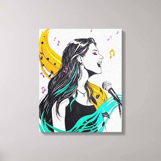 Röstflöde 24 canvastryck (Framsida)