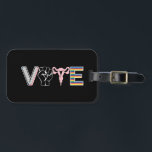 Röstförbud Bokar Reproductive Högers BLM HGBTQ Bagagebricka<br><div class="desc">Röstförbud Bokar Reproduktiva Höger BLM politisk aktivism</div>