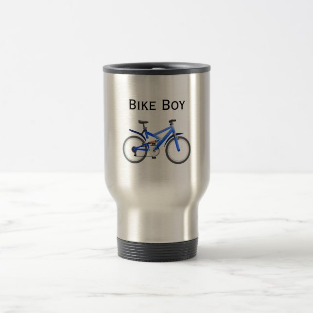 Rostfri cykelpojke resemugg (Center)