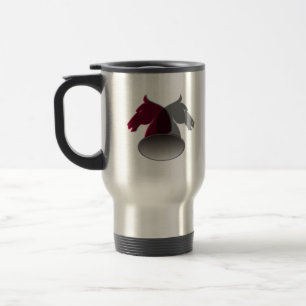 Rostfri travel mug för riddare resemugg