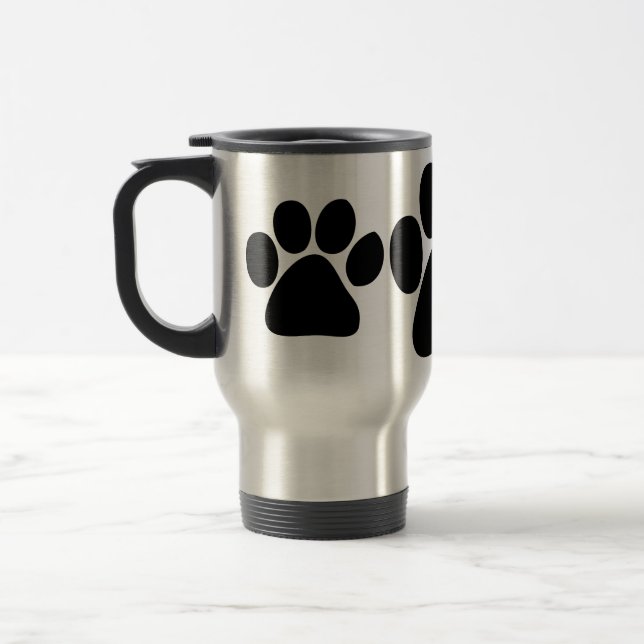 ROSTFRI TRAVEL MUG FÖR TASS RESEMUGG (Vänster)