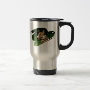Rostfri travel mug för tjurTerrier Resemugg