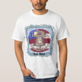 Röstfrihet republikansk t-shirt