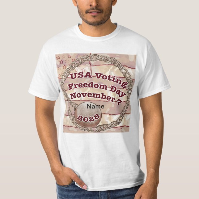 Röstfrihetsdagen T Shirt (Framsida)