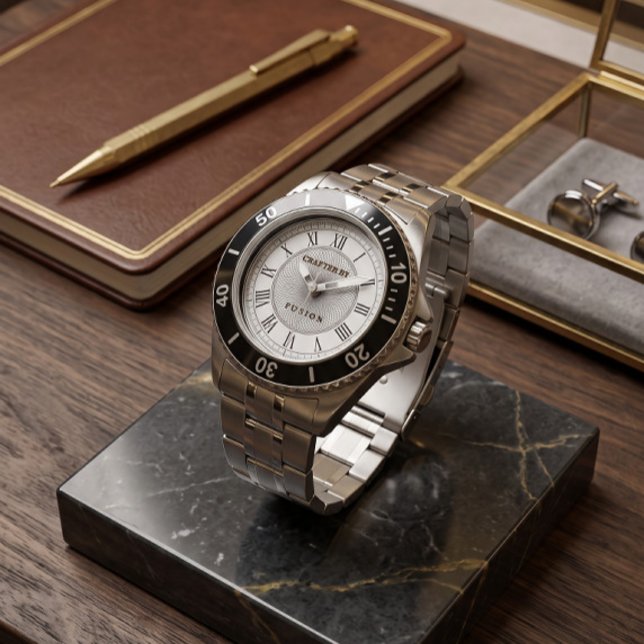 Rostfritt stål Dykarur Svart bezel | Anpassad Armbandsur (Skapare uppladdad)