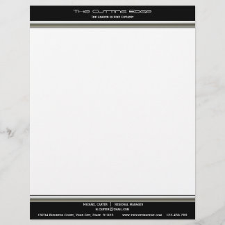 Rostfritt stålbrevhuvud brevhuvud