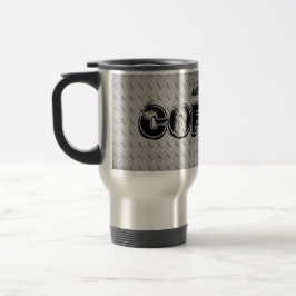 Rostfritt ståldiamanten pläterar travel mug resemugg