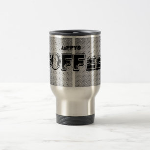Rostfritt ståldiamanten pläterar travel mug resemugg
