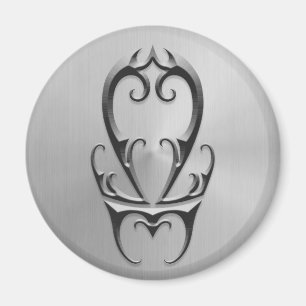 Rostfritt stålLibrasymbol Magnet