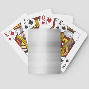 Rostfritt stålmetallLook Spel Kort
