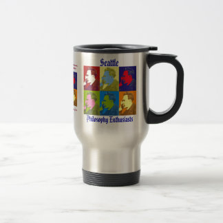 Rostfritt ståltravel mug (den Nietzsche designen) Resemugg