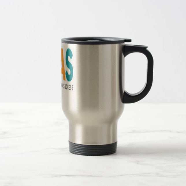 Rostfritt ståltravel mug resemugg (Höger)
