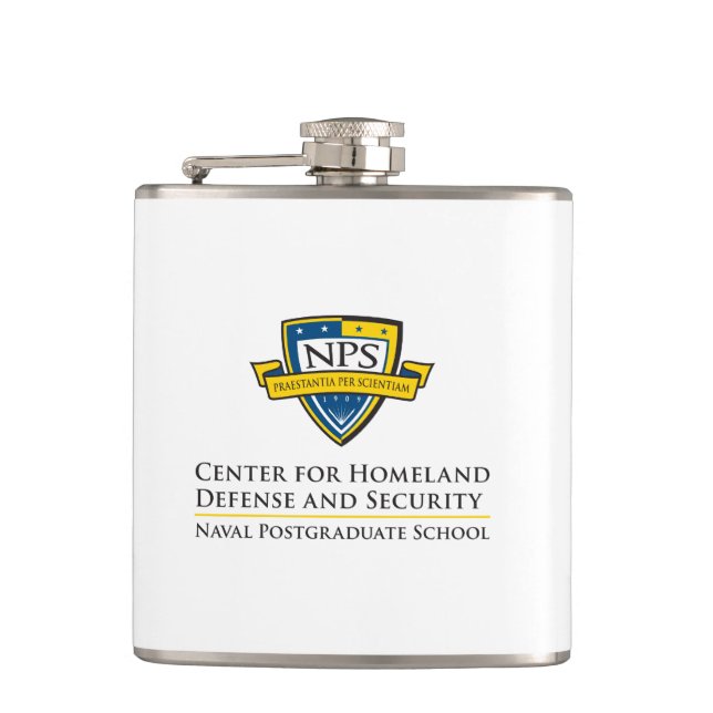 Rostfritt stålvinylen slogg in flaskan - 6oz eller fickplunta (Framsidan)