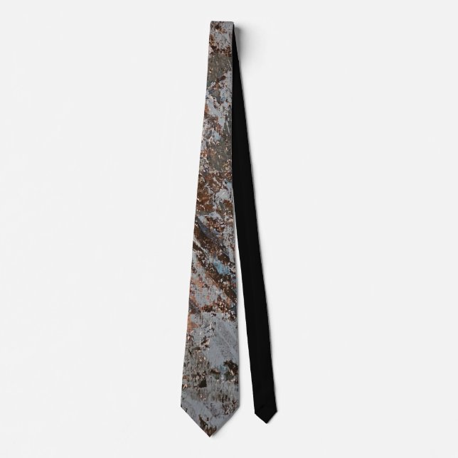 Rostig Metall, En Gel Print Abstrakt Slips (Framsida)