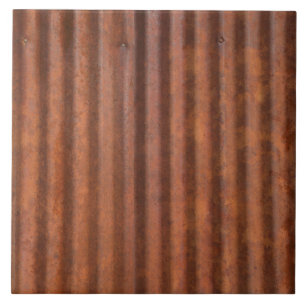 ROSTIG METALL KAKELPLATTA