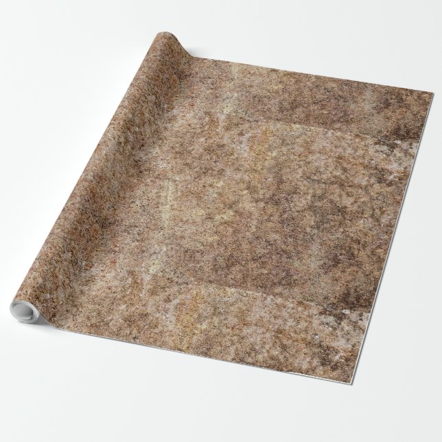 Rostig metallyta presentpapper (Utrullad)