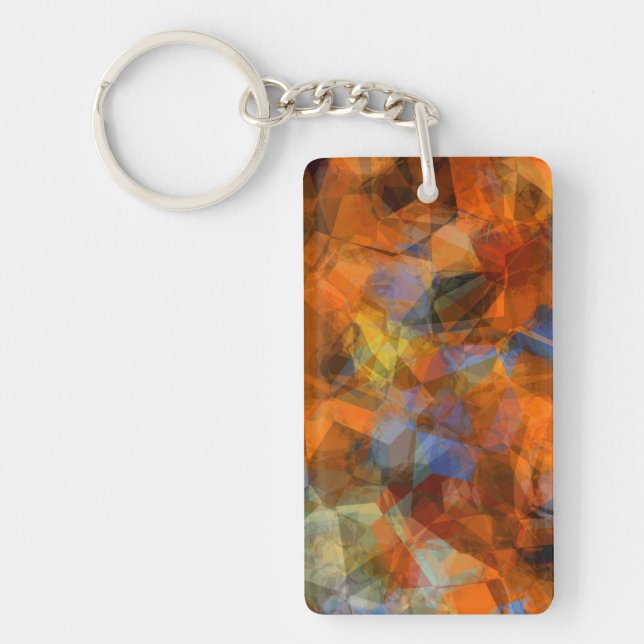 Rostig Orange Modern Abstrakt Design (Framsidan)