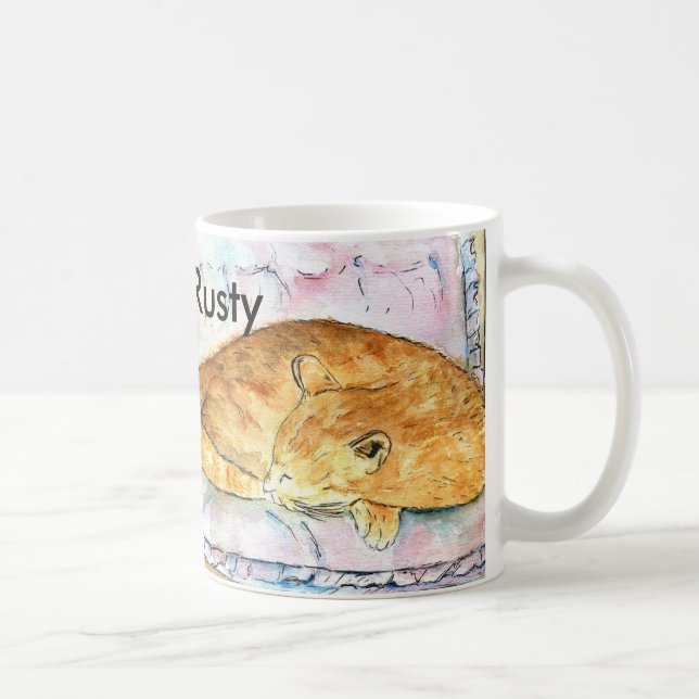 rostig skörd 2 som är rostig kaffemugg (Höger)