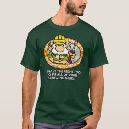 Rostig skruvmejselskjorta tee shirt