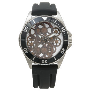 Rostig Steampunk metall utrustar Armbandsur