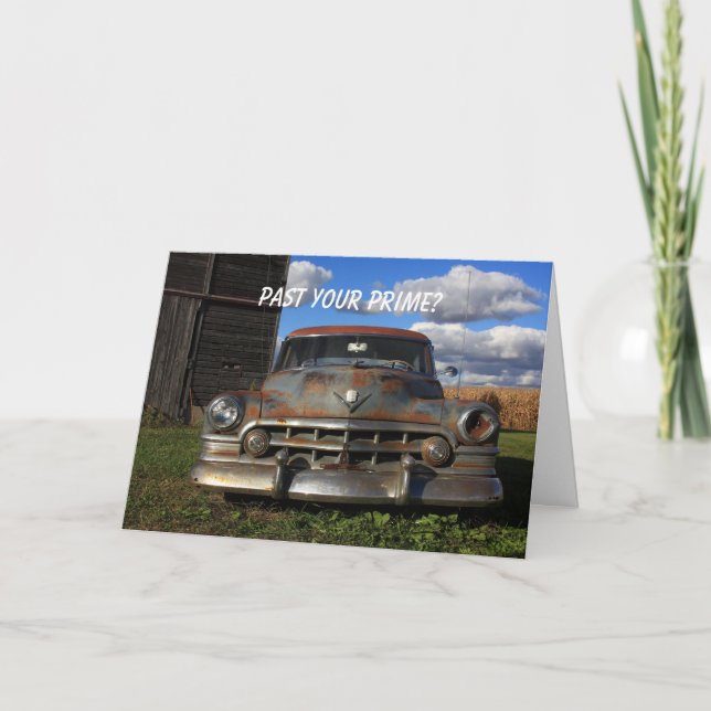 Rostiga Cadillac 1950 Kort (Framsida)