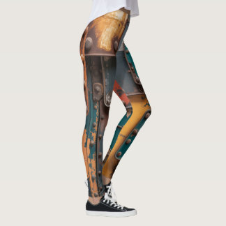 Rostiga Grunge Metal Leggings