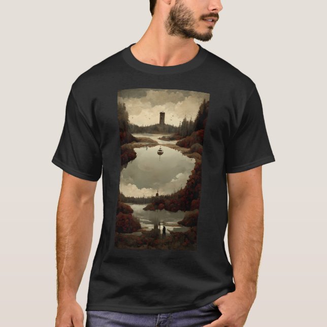 Rostiga sjön t shirt (Framsida)