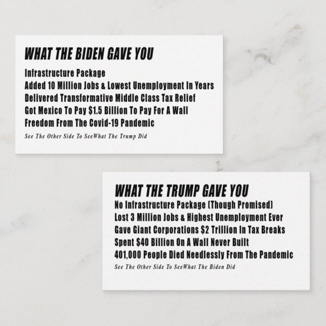 Röstinformationskort Tilläggskort (Fram/baksida)