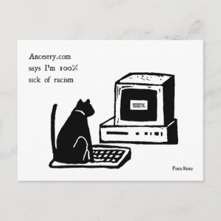 Röstkort för antirasism Haiku Vykort