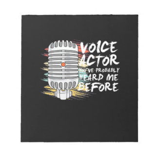 Röstlärare före anteckningsblock