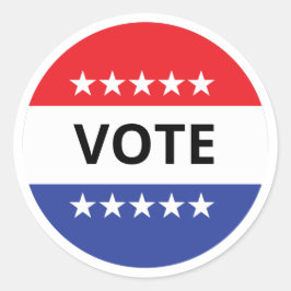 Röstmall Runt Klistermärke