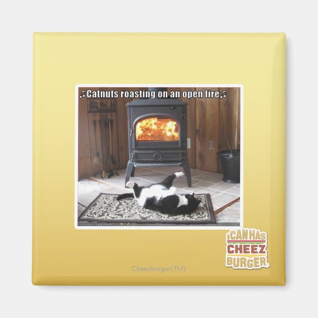 Rostning av kastanjer magnet (Framsidan)