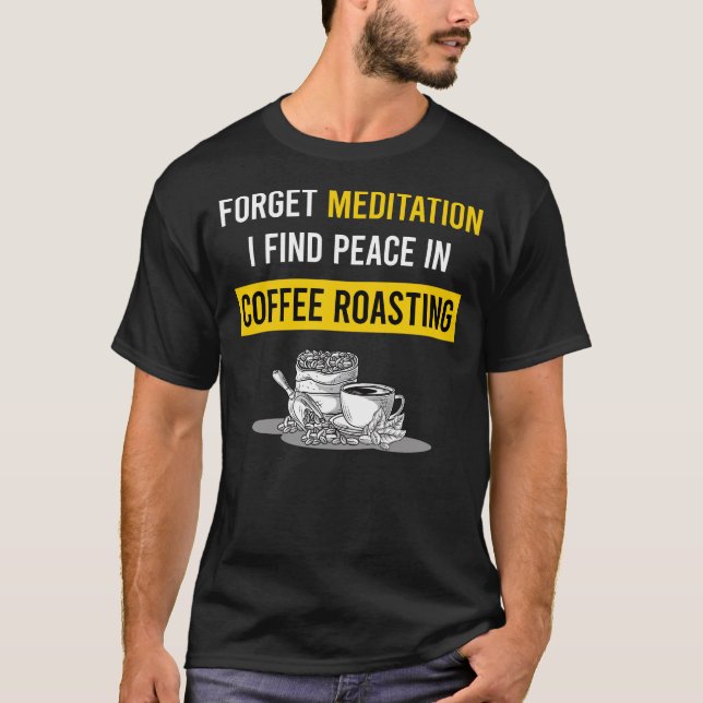 Rostning av matkaffe t shirt (Framsida)
