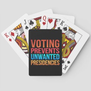 Röstning förhindrar oönskade presidentval  casinokort