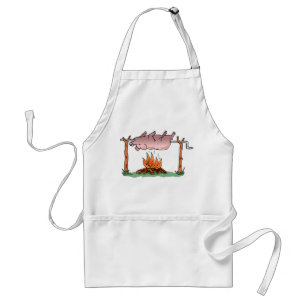 Rostning Gris Apron Förkläde