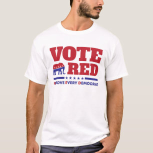 Röstning i republikanska väljare Röd Ta bort al T Shirt