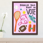 RÖSTNING Utöva er Höger att rösta Rosa vid val Poster<br><div class="desc">Jag hoppas att du gillar roligtens väggkonst,  gå till min butik för mer eller berätta om du vill ha någon anpassningsbar.</div>