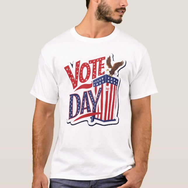 Röstningsdag T Shirt (Framsida)
