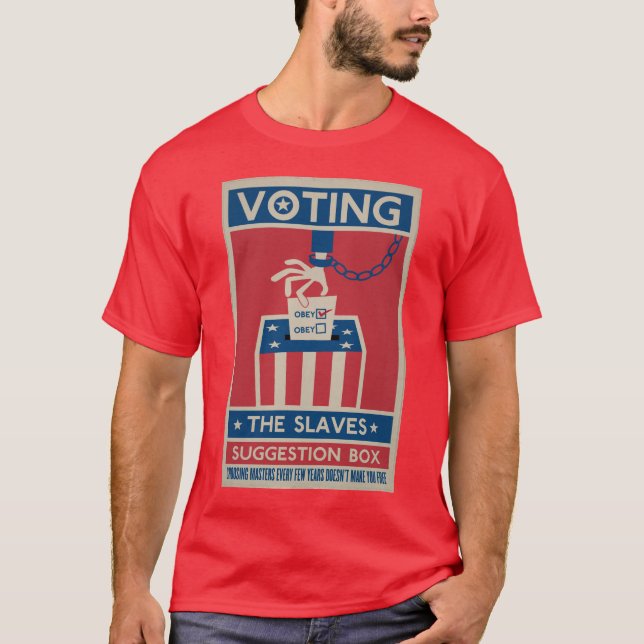 Röstningskjorta T-shirt (Framsida)