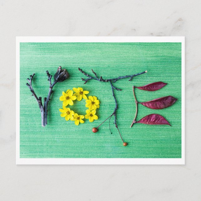 Röstningskort! Vykort (Framsida)