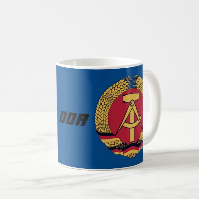 Rostock, DDR, Rostock, kommunistisk Öster Tyskland Kaffemugg (Framsida höger)