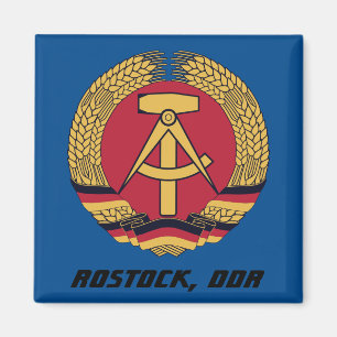 Rostock, DDR, Rostock, Socialistgruppen Öster Tysk Magnet