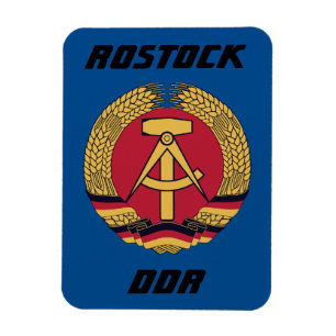Rostock, DDR, Rostock, Socialistgruppen Öster Tysk Magnet