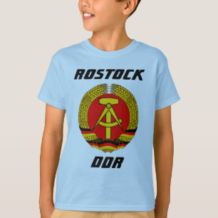 Rostock, DDR, Rostock, Socialistgruppen Öster Tysk T Shirt