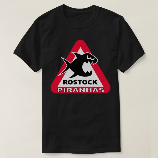 Rostock Piranhas Classic T Shirt (Design framsida)
