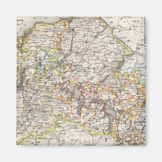 Rostock Tyskland Magnet (Framsidan)
