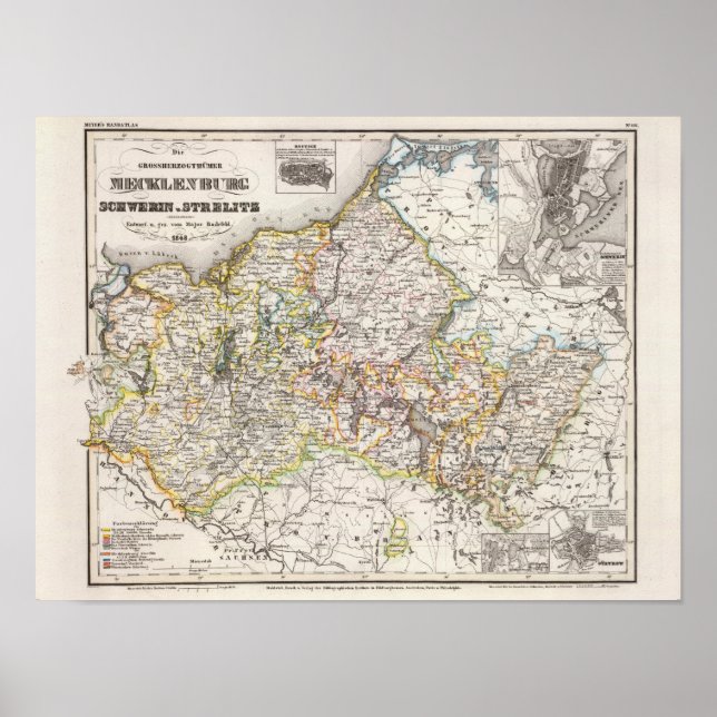 Rostock Tyskland Poster (Framsidan)